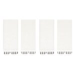 FIVE Lot de 8 Bandes de Fixation Murale  Adhésives  9cm Blanc