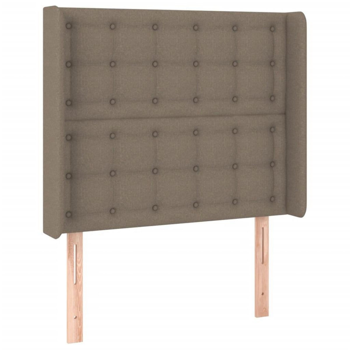 VIDAXL Tete de lit a LED Taupe 83x16x118/128 cm Tissu