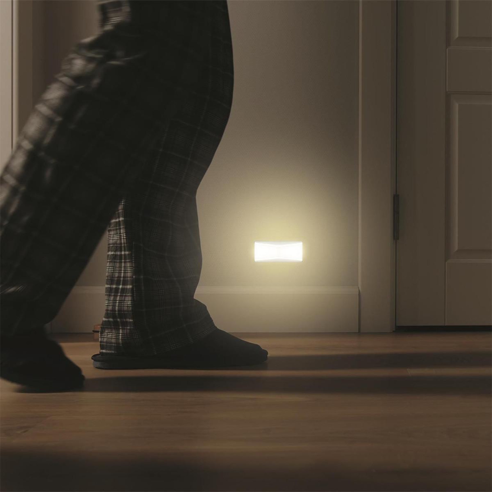 Voir la diapositive 6 : Je cherche une idee Lot de 2 lampes led  détecteur luminosité  7cm blanc