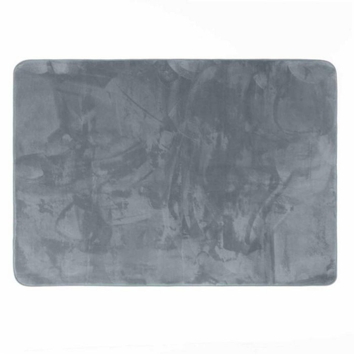 Paris Prix Tapis Uni en Flanelle  Flanou  120x170cm Gris