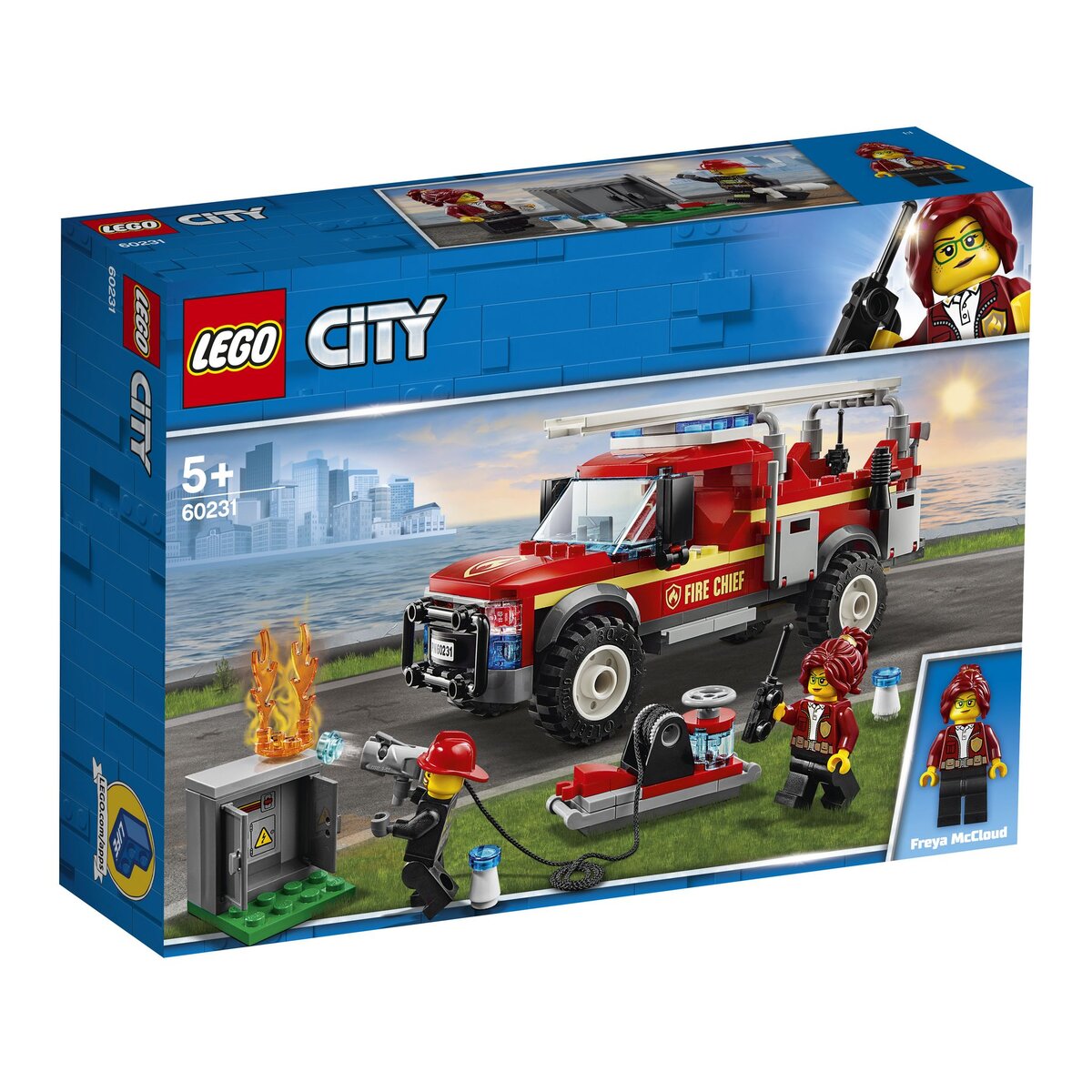 LEGO City 60231 - Le camion du chef des pompiers