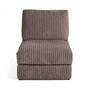 Voir la diapositive 1 : LISA DESIGN Jasper - module d'assise - en fausse fourrure côtelée