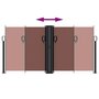 Voir la diapositive 5 : VIDAXL Auvent lateral retractable marron 120x1000 cm