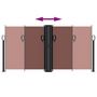 Voir la diapositive 5 : VIDAXL Auvent lateral retractable marron 120x1000 cm