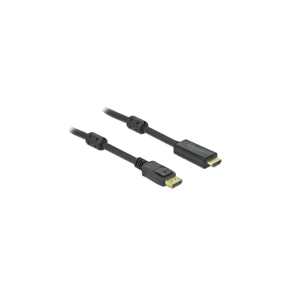 DeLock Câble adaptateur actif Delock 85955 HDMI vers DisplayPort 1 mètre