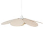 Voir la diapositive 3 : ATMOSPHERA Suspension en lin FLEUR - Diam 72 cm - Beige