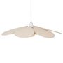 Voir la diapositive 3 : ATMOSPHERA Suspension en lin FLEUR - Diam 72 cm - Beige