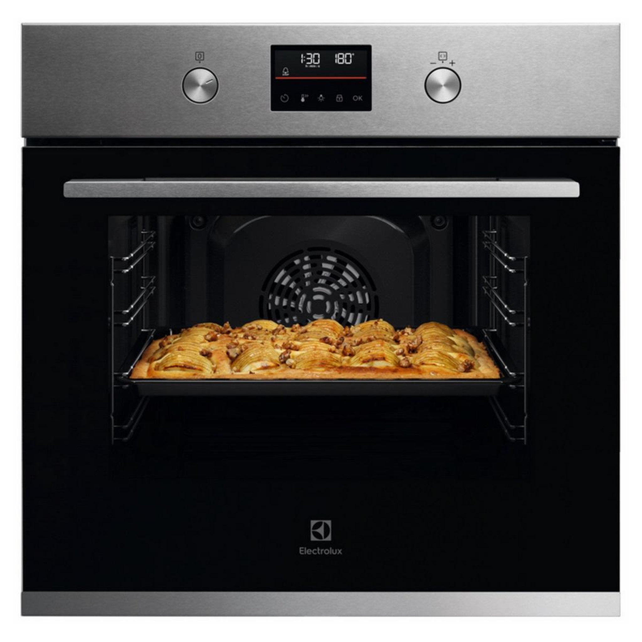 Voir la diapositive 1 : ELECTROLUX Four intégrable multifonction 65l 60cm a+ pyrolyse inox - kohfp46bx