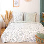 Voir la diapositive 3 : Home collection Parure housse de couette 100%satin de coton 78fils susie