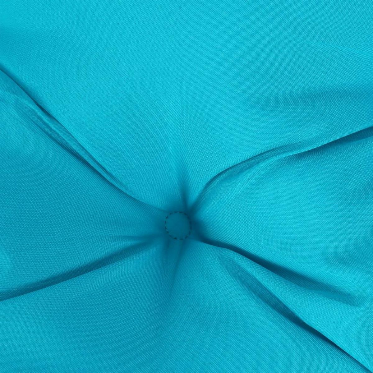 VIDAXL Coussin de banc de jardin turquoise 120x50x7 cm tissu