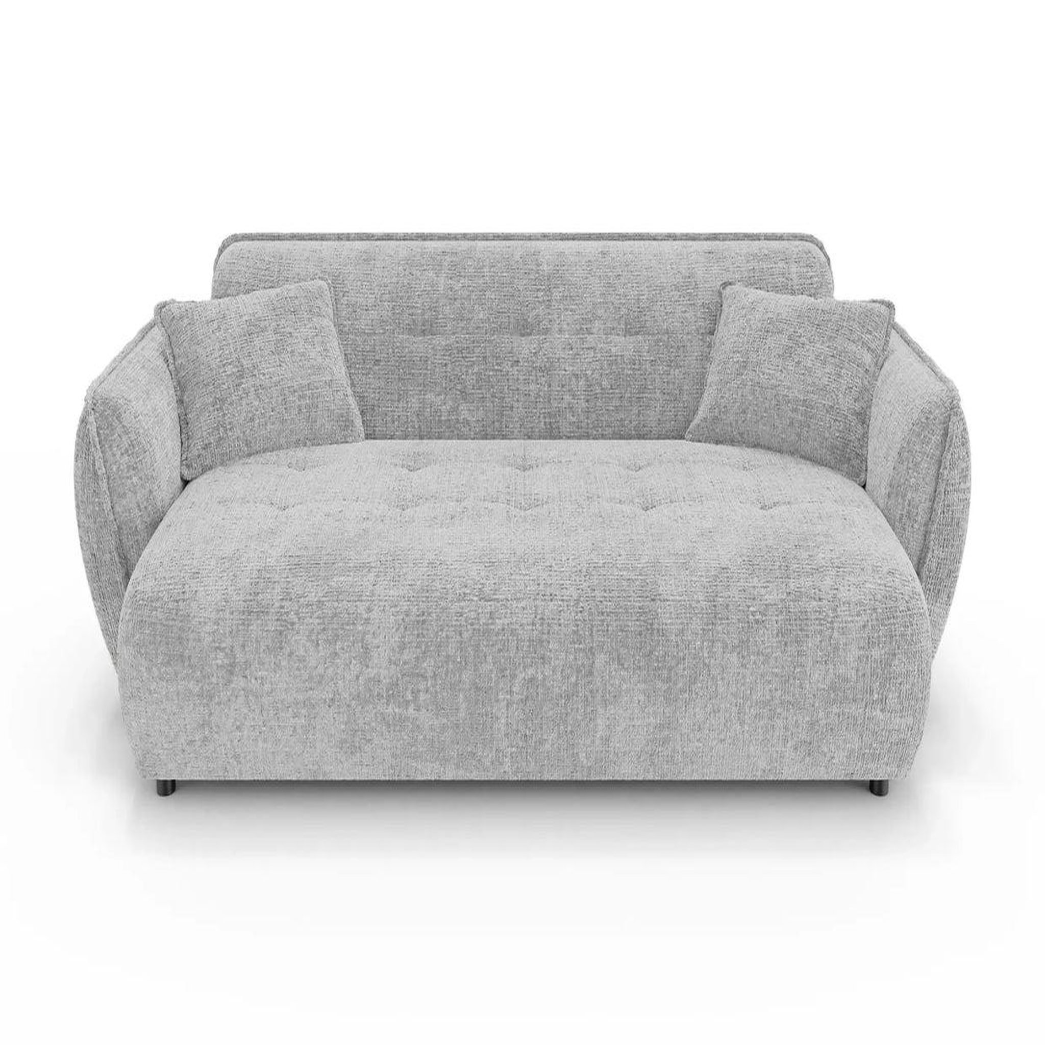 Voir la diapositive 1 : CASANOVA PARIS Mona - canapé droit tissu chenille 3 places