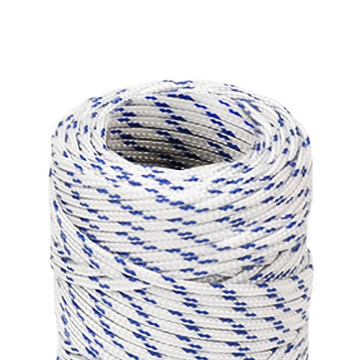 VIDAXL Corde de bateau Blanc 2 mm 100 m Polypropylene