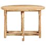 Voir la diapositive 2 : VIDAXL Table a manger Rond 110x76 cm Bois de manguier massif
