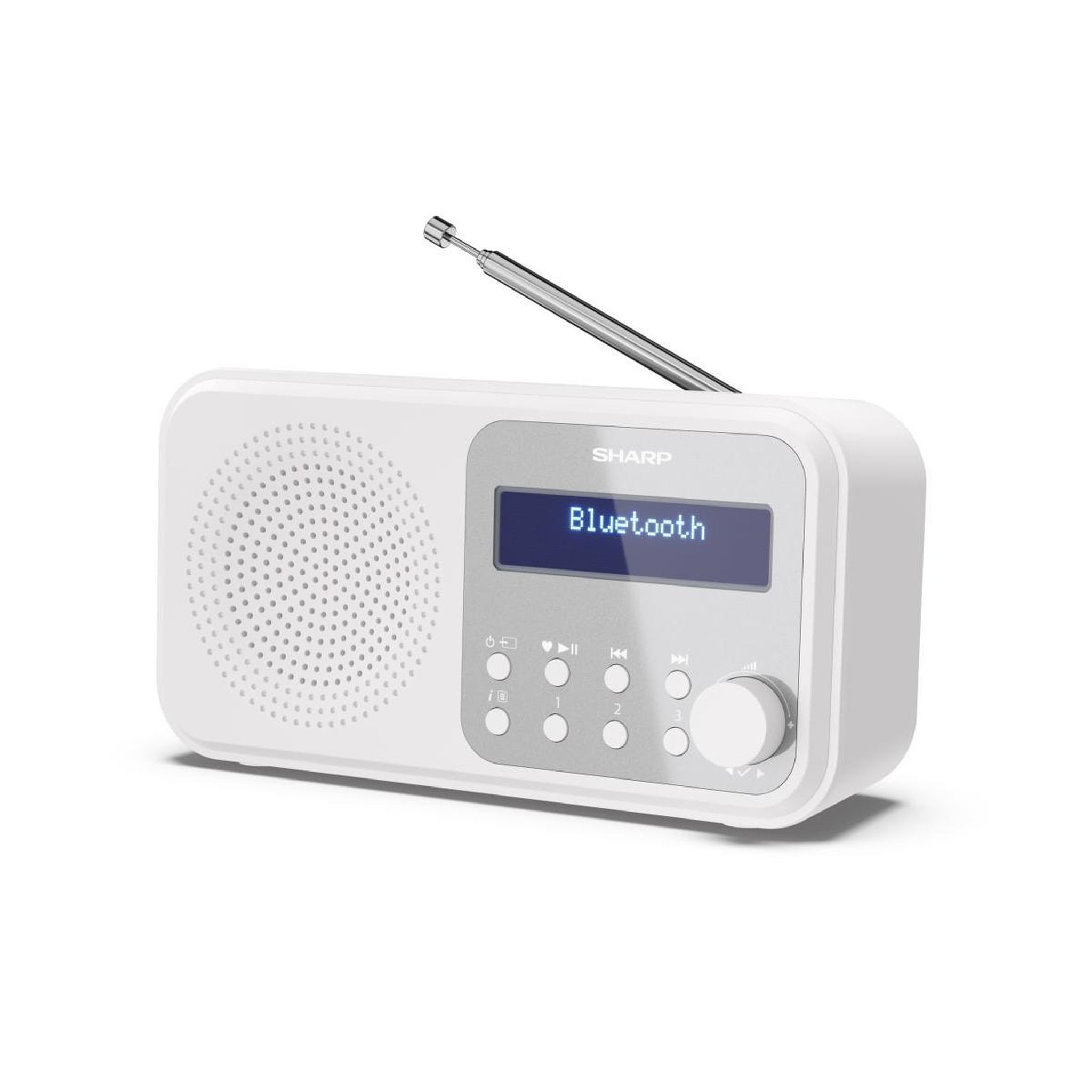 Voir la diapositive 3 : Sharp Radio portable Sharp DR-P420 blanche avec Bluetooth 5.0