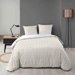 Paris Prix Parure de Lit 3 Pièces  Orline  240x220cm Gris