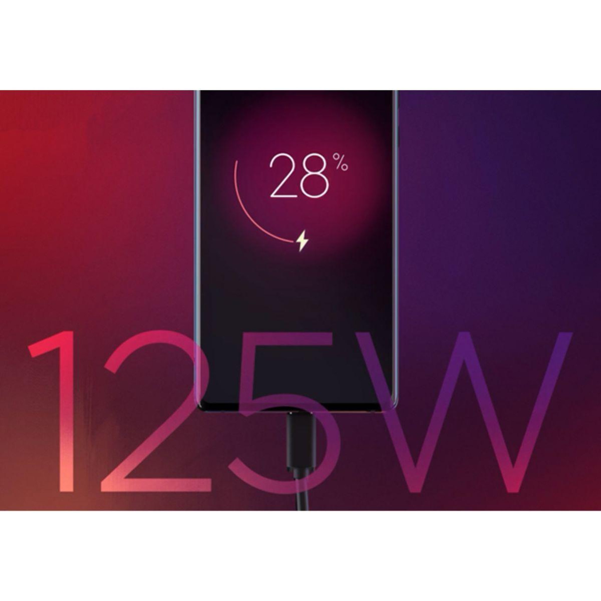 Voir la diapositive 2 : MOTOROLA Chargeur + câble 125w noir