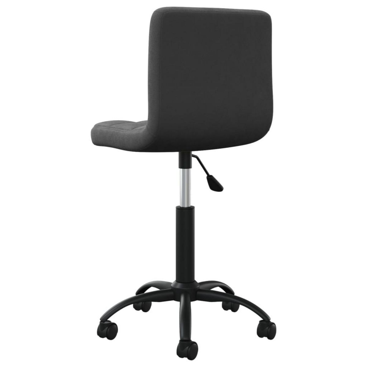 VIDAXL Chaise pivotante de bureau Noir Velours