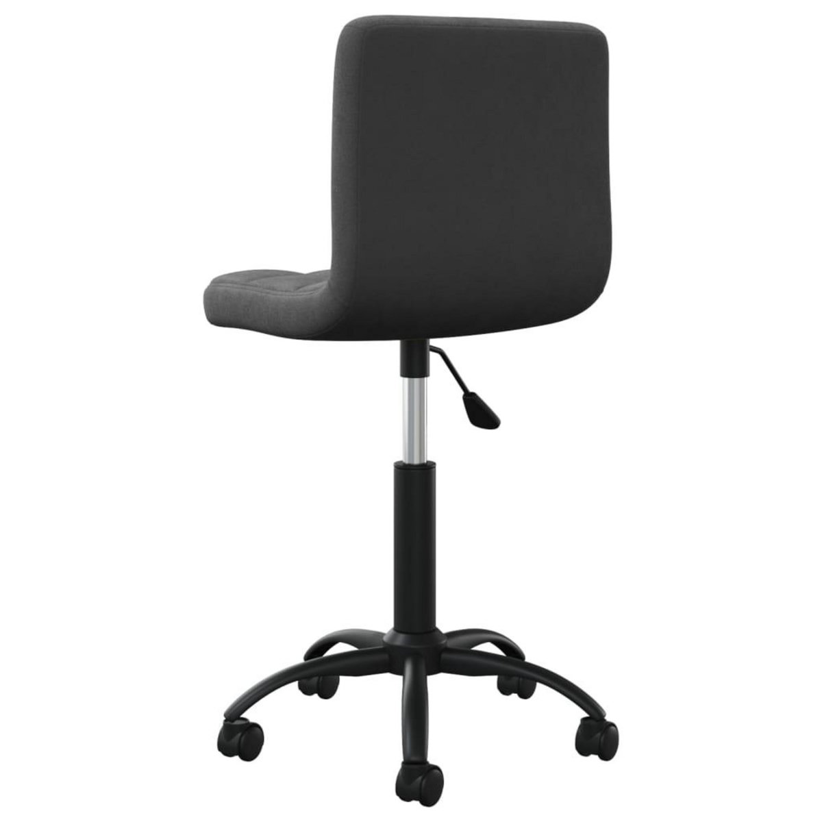 VIDAXL Chaise pivotante de bureau Noir Velours