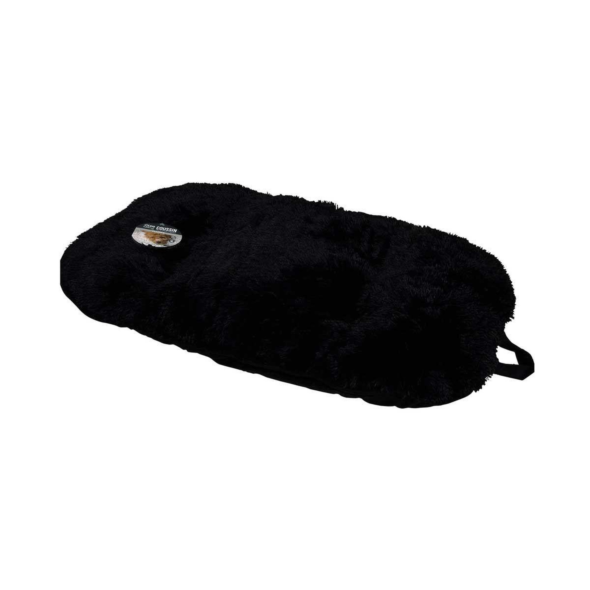 Voir la diapositive 5 : LOVE STORY Coussin pour chien & chat  fluffy  77cm noir