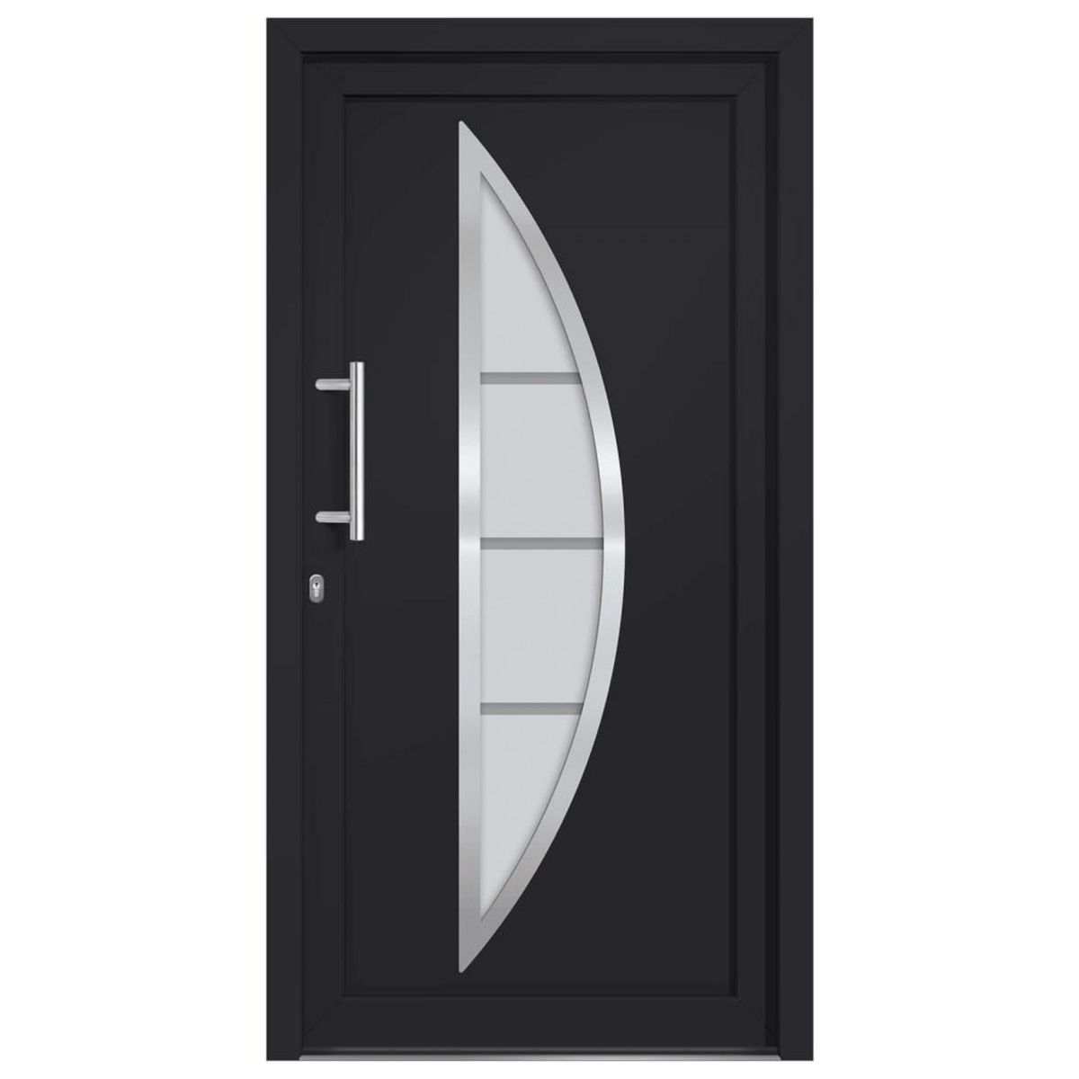 VIDAXL Porte d'entree Anthracite 98x190 cm