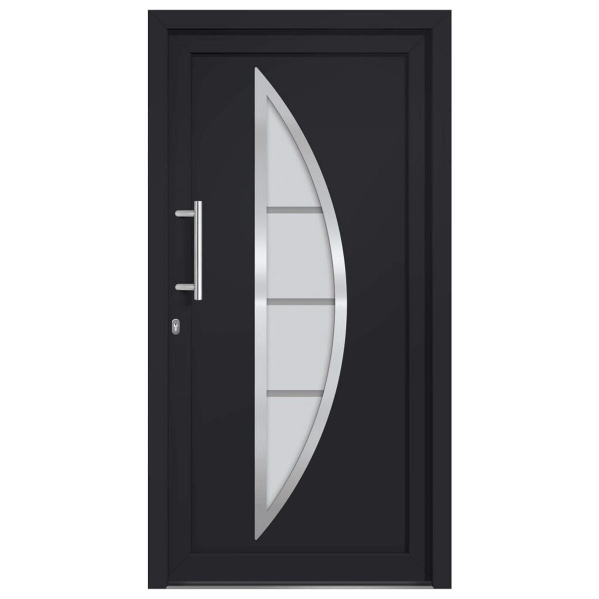 VIDAXL Porte d'entree Anthracite 98x190 cm