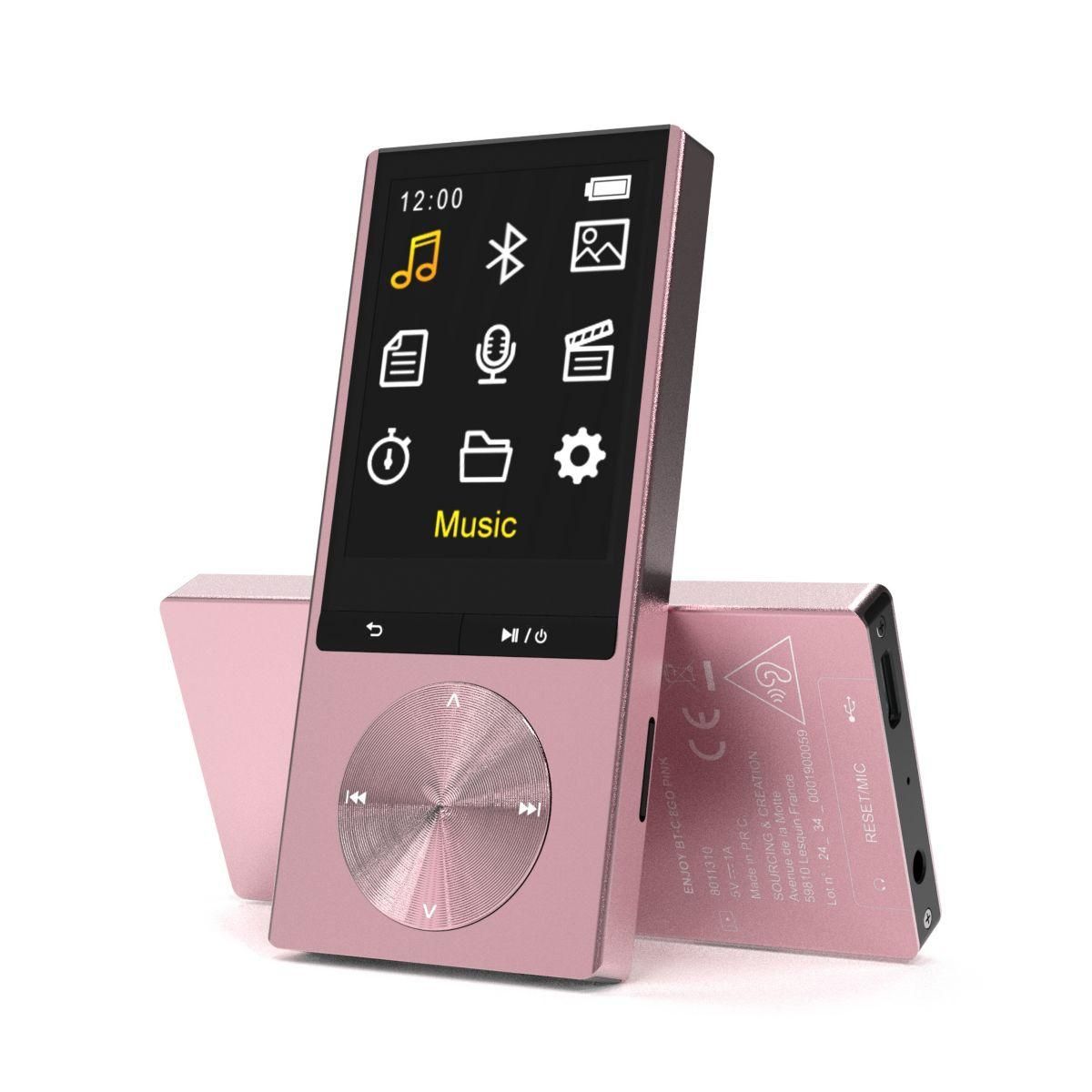 ESSENTIEL B Lecteur MP4 Enjoy BT-C 8Go Rose 2024