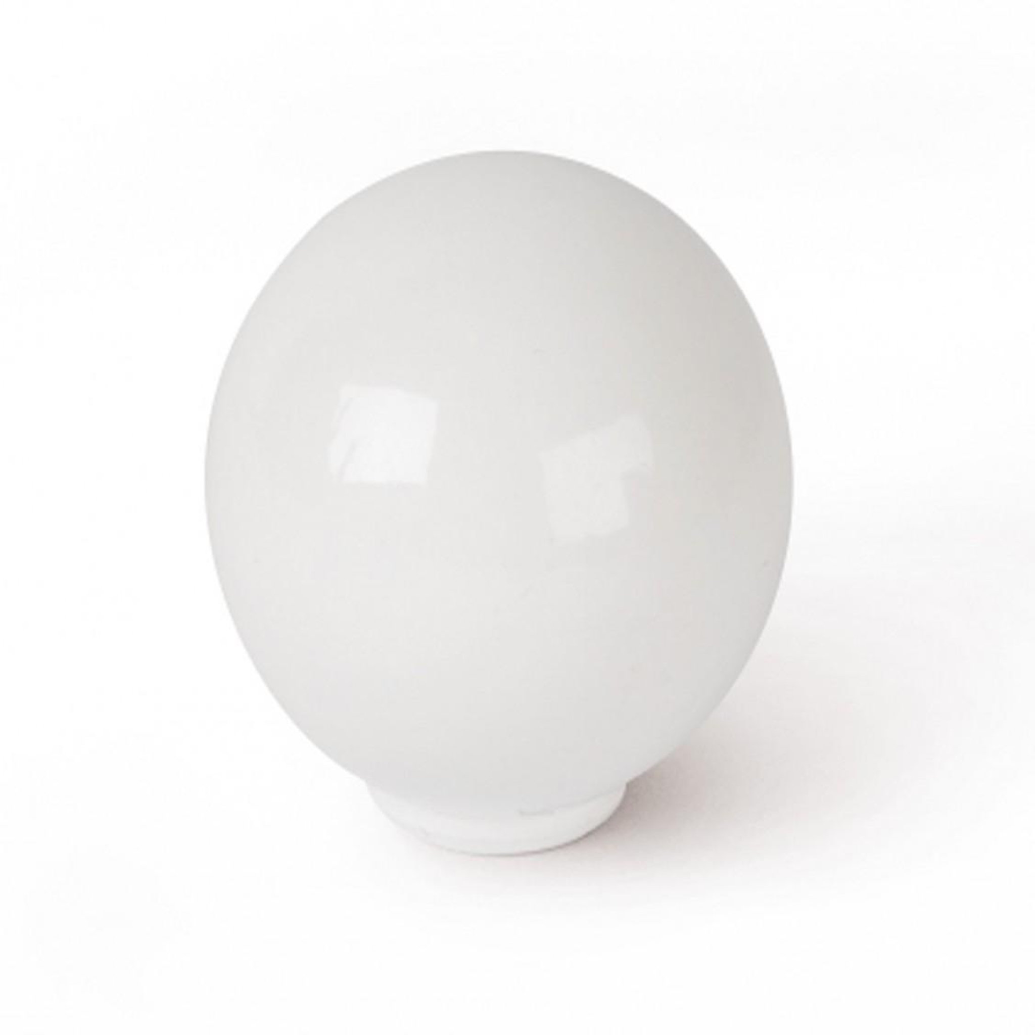 CENTRALE BRICO Bouton de meuble Boule blanc abs H.29 x l.28 x P.28 mm