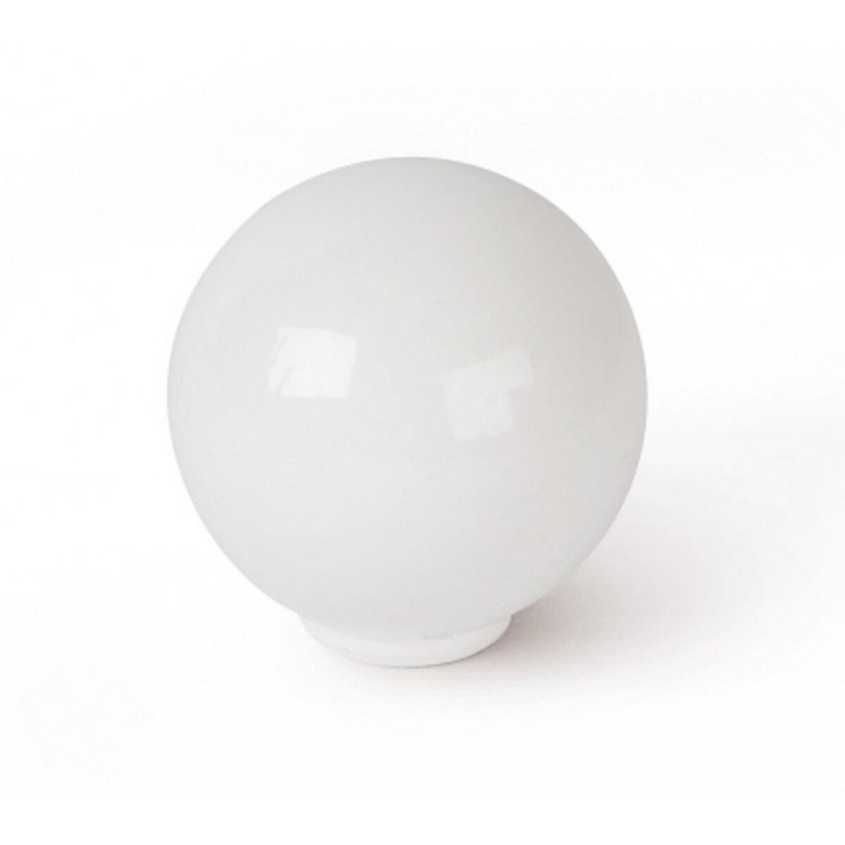 CENTRALE BRICO Bouton de meuble Boule blanc abs H.29 x l.28 x P.28 mm