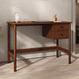Voir la diapositive 3 : IDIMEX Bureau MARLO H 76 cm 2 tiroirs en bois massif