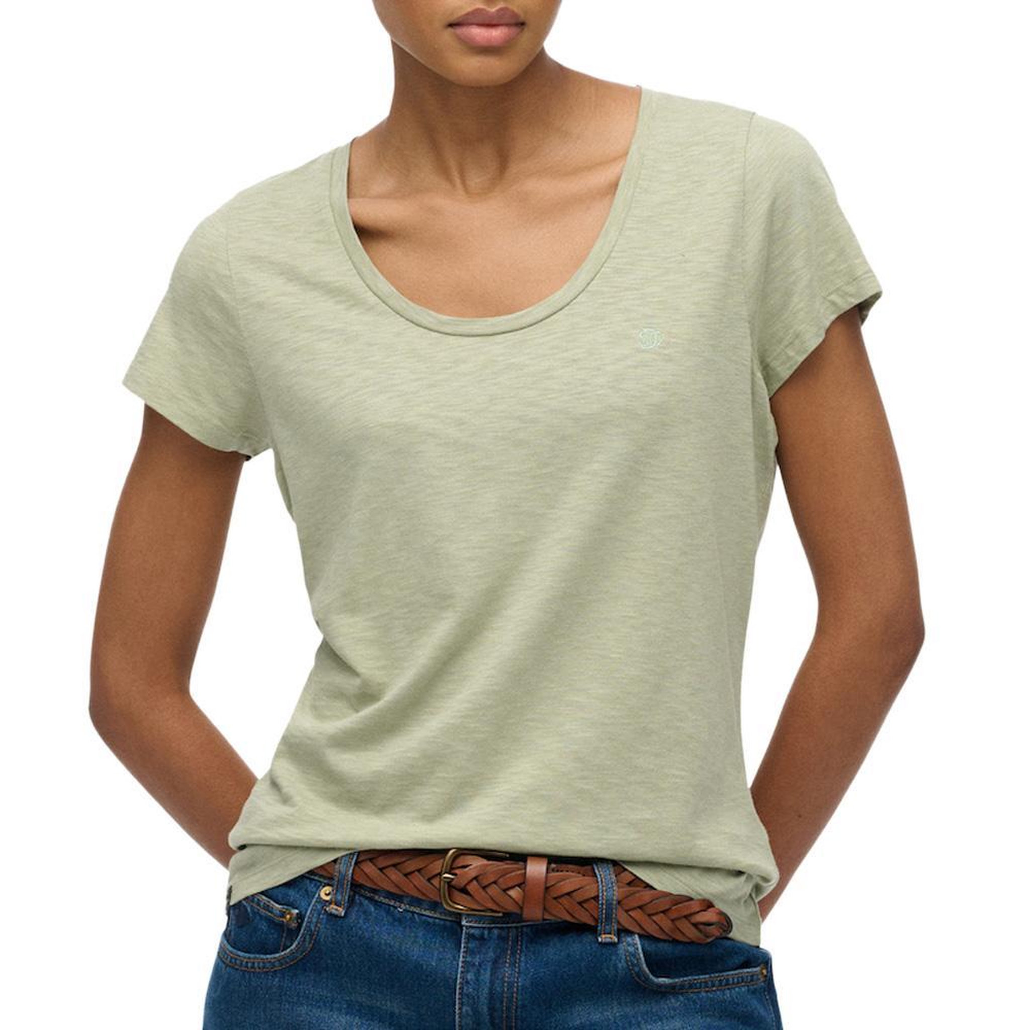 SUPERDRY T-shirt Vert Femme Superdry Studios Scoop. Coloris disponibles : Vert