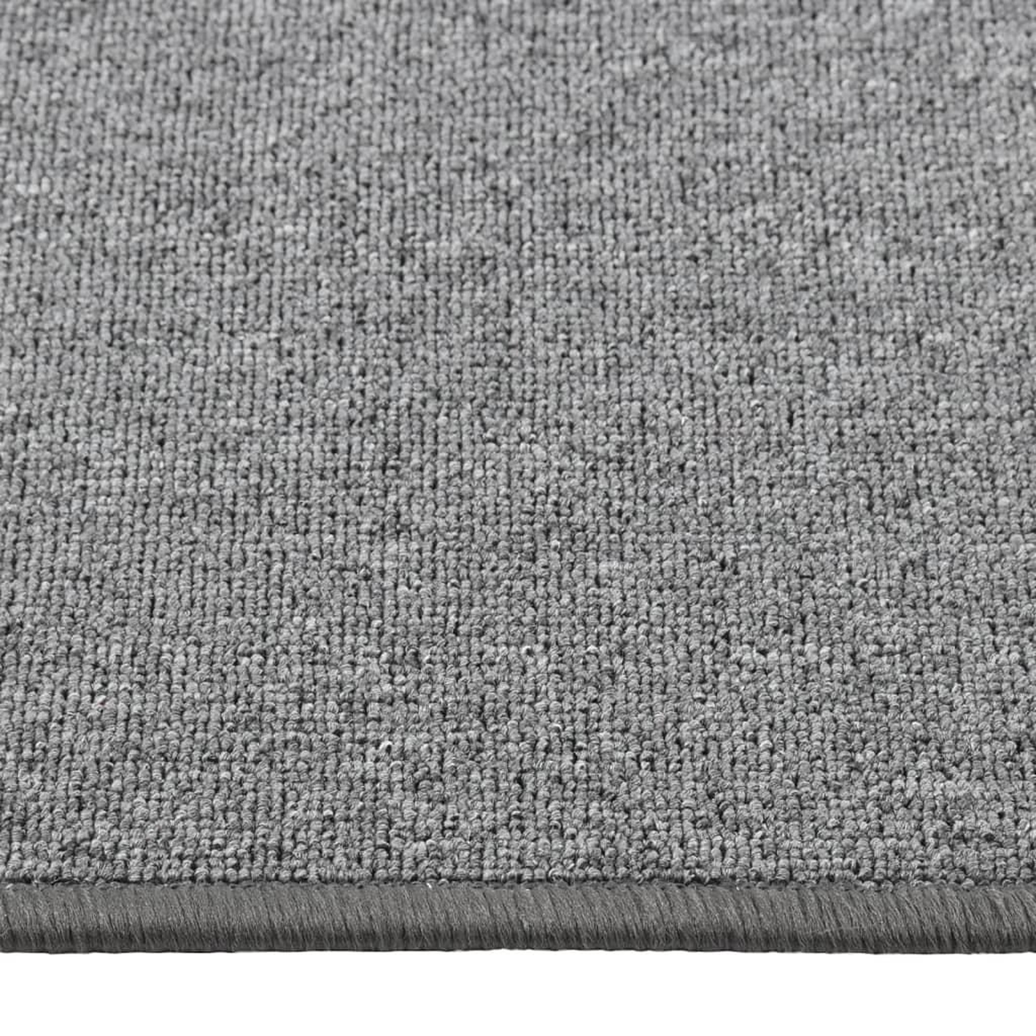 Voir la diapositive 4 : VIDAXL Tapis de couloir Gris fonce 80x200 cm