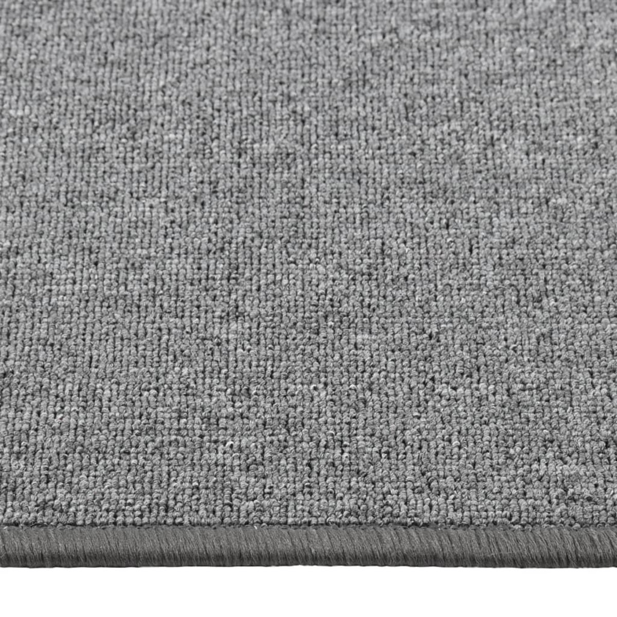 VIDAXL Tapis de couloir Gris fonce 80x200 cm