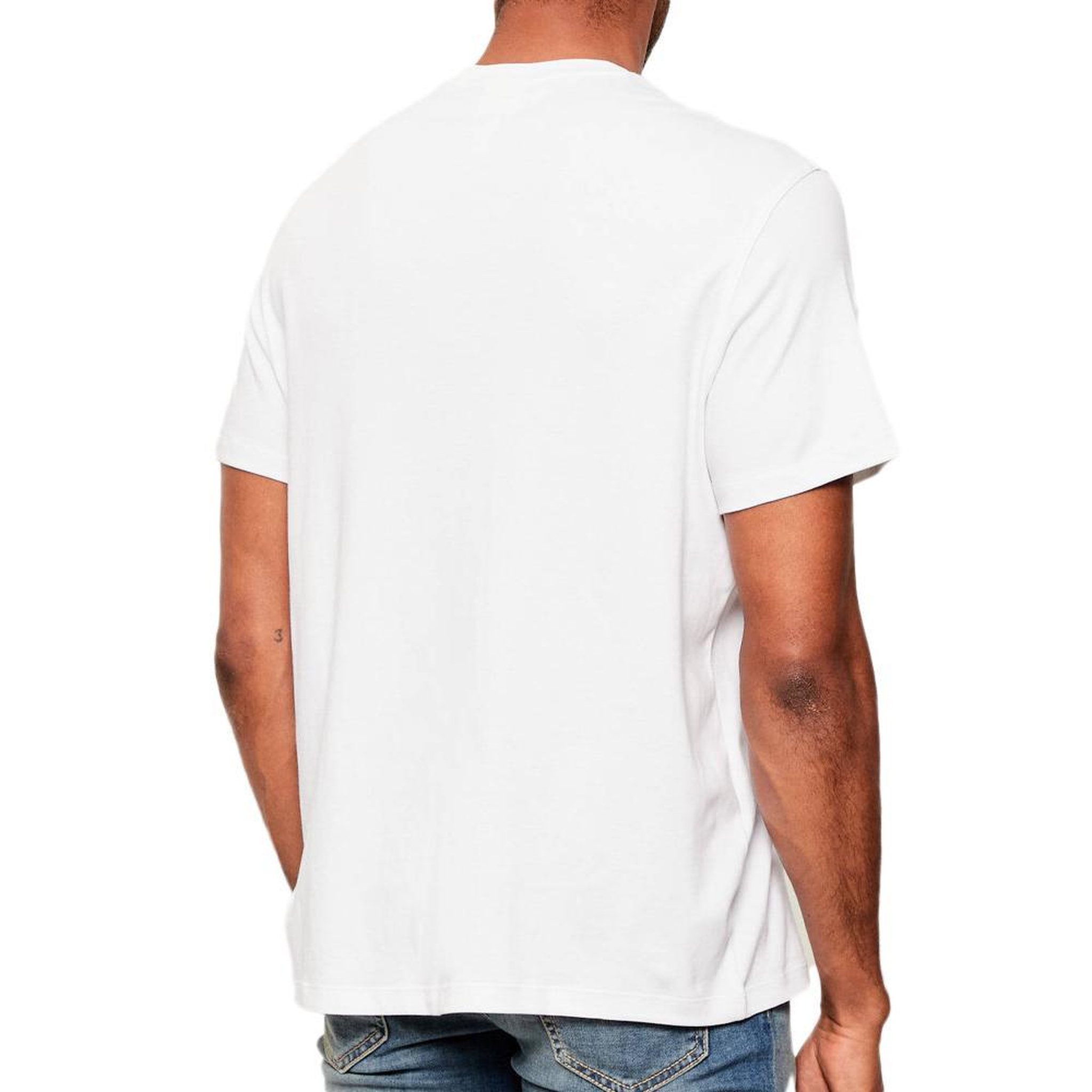 Voir la diapositive 2 : CALVIN KLEIN JEANS T-Shirt Blanc Homme Calvin Klein Jeans Supima