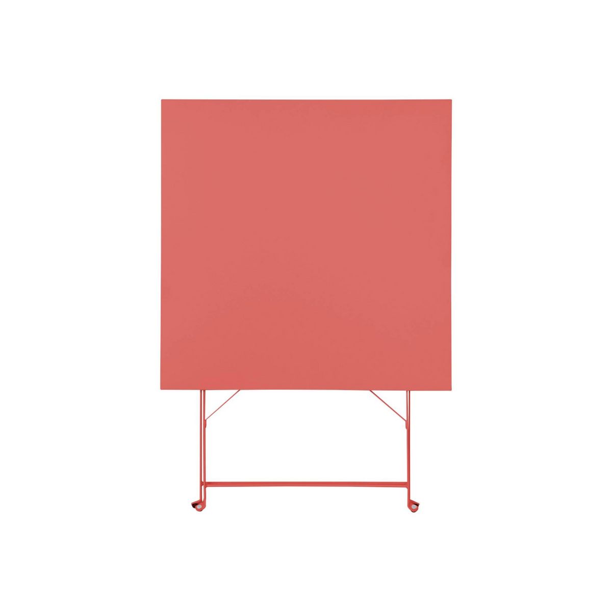 SWEEEK Table jardin bistrot pliable - Emilia carrée - Table carrée 70x70cm en acier thermolaqué