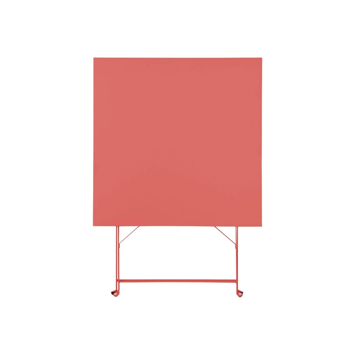 SWEEEK Table jardin bistrot pliable - Emilia carrée - Table carrée 70x70cm en acier thermolaqué