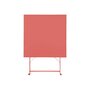 Voir la diapositive 4 : SWEEEK Table jardin bistrot pliable - Emilia carrée - Table carrée 70x70cm en acier thermolaqué