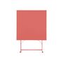 Voir la diapositive 4 : SWEEEK Table jardin bistrot pliable - Emilia carrée - Table carrée 70x70cm en acier thermolaqué