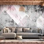 Paris Prix Papier Peint  Triangular Perspective. Coloris disponibles : Multicolore