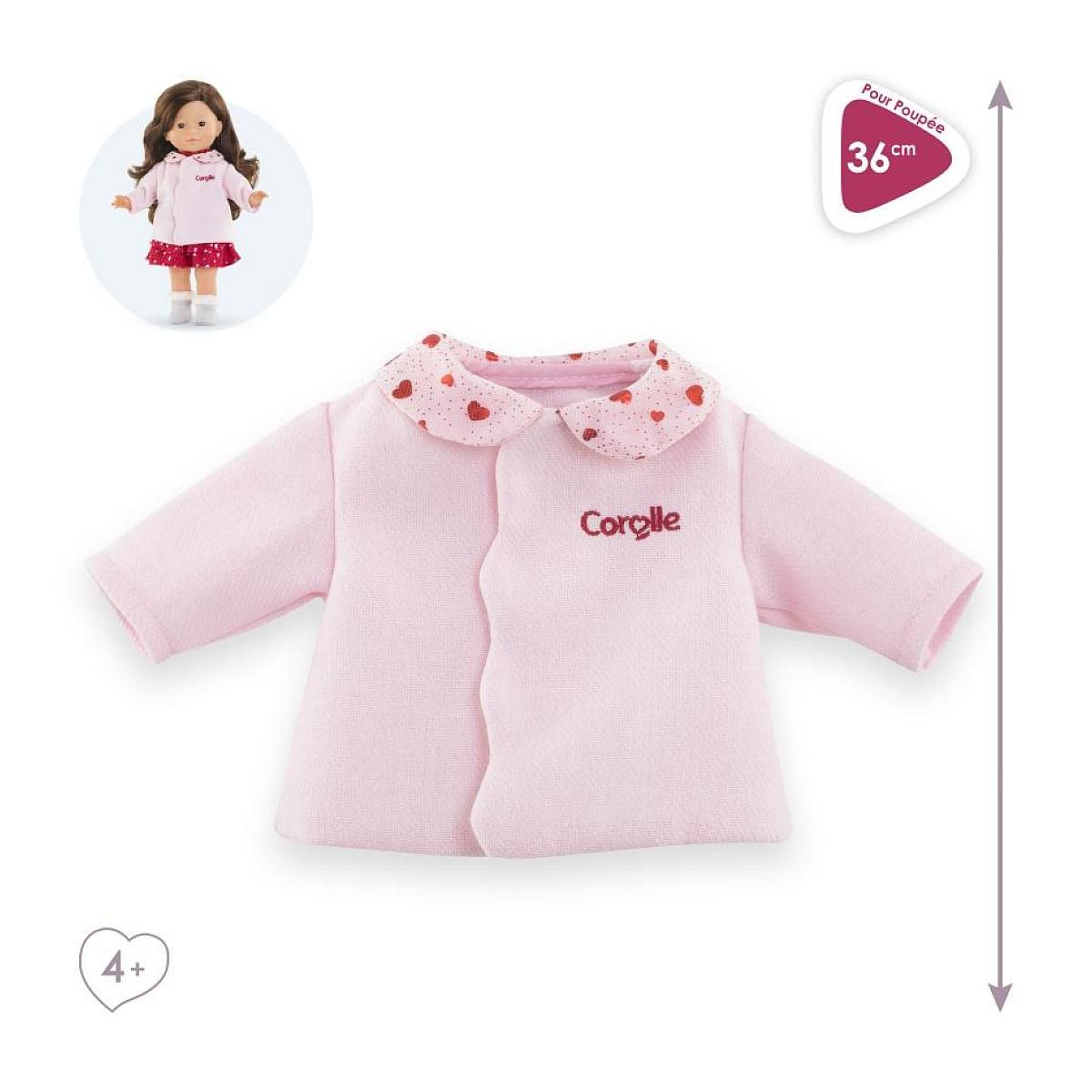 Corolle Manteau Pétales de Cœurs pour poupée ma Corolle