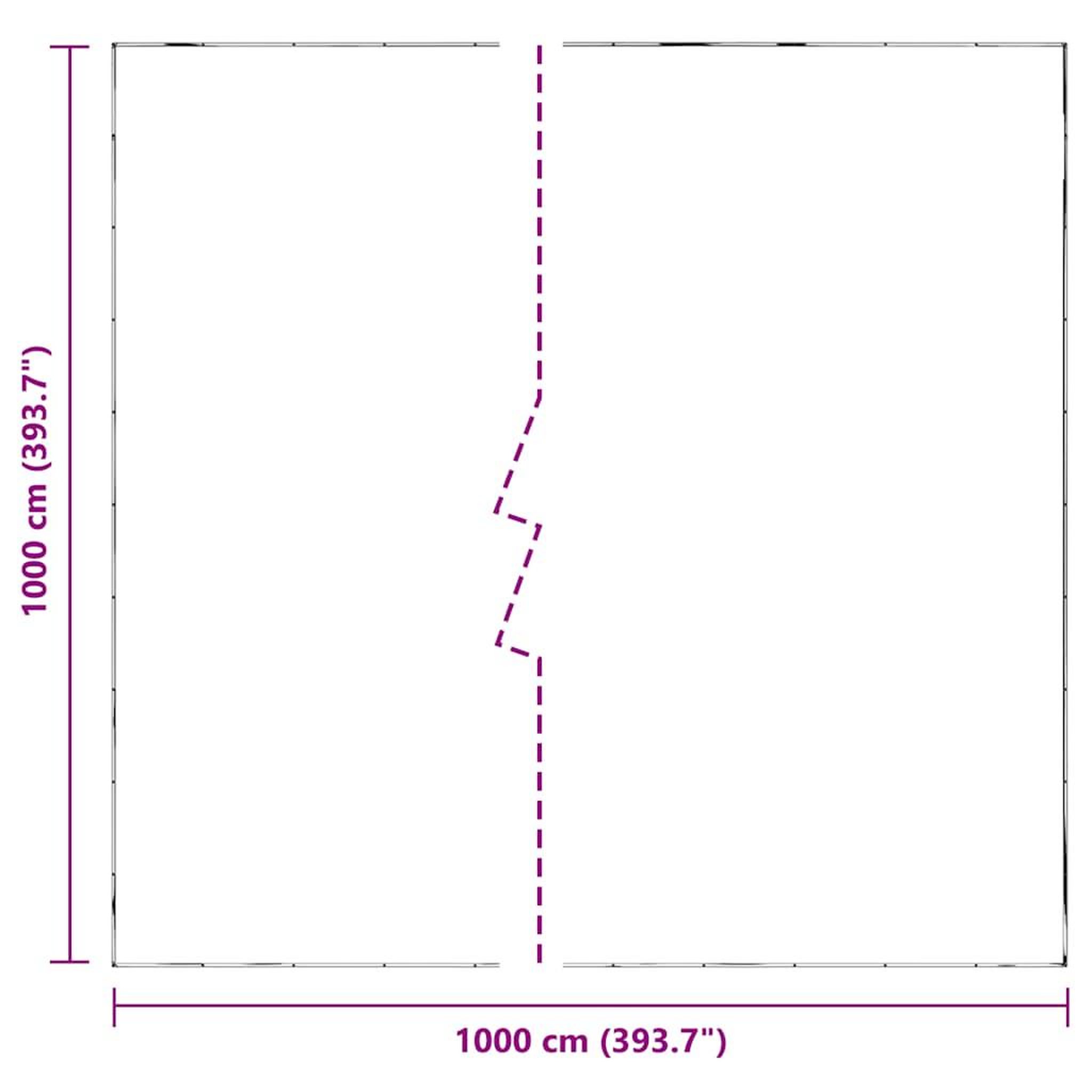 Voir la diapositive 6 : VIDAXL Bache transparente avec œillets 10x10 m polyethylene