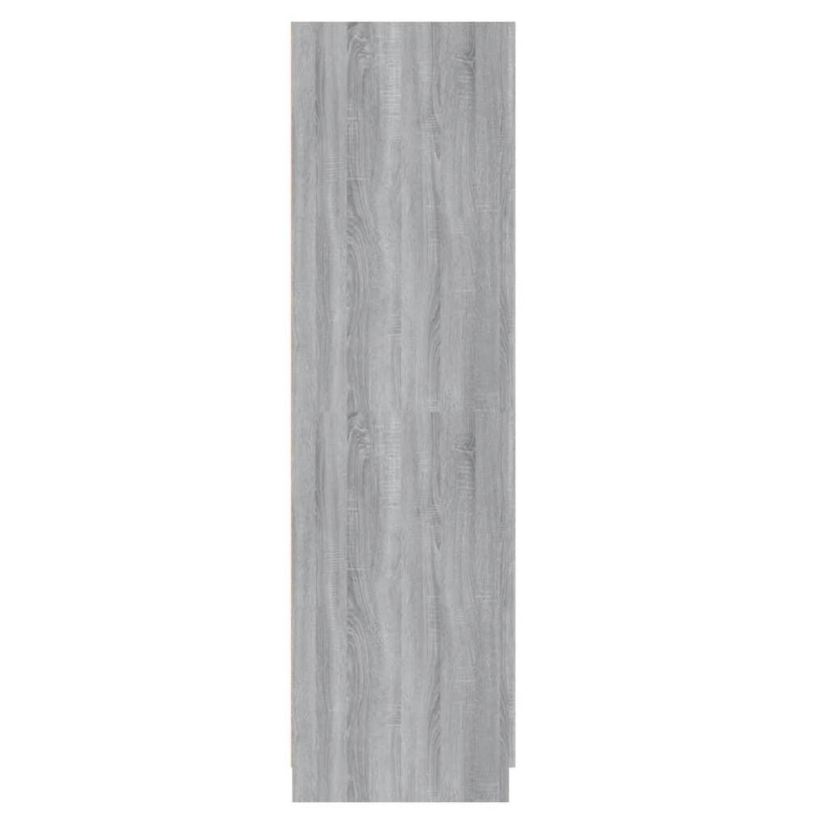 VIDAXL Garde-robe Sonoma gris 80x52x180 cm Bois d'ingenierie