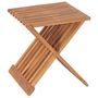 Voir la diapositive 4 : VIDAXL Tabouret pliable 40x32x45 cm Bois de teck solide