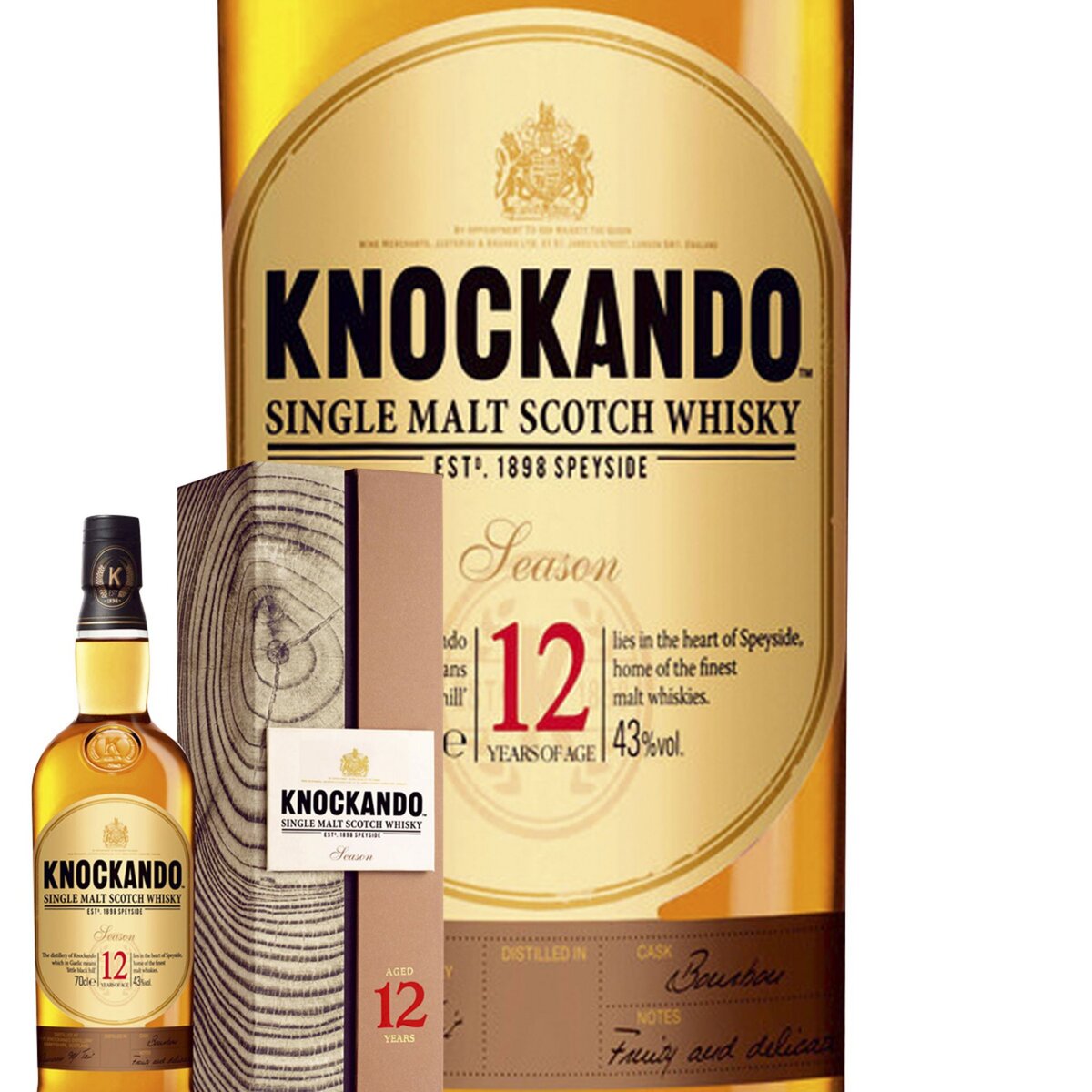Knockando Whisky Knockando - 12 ans - 70cl - étui caractère