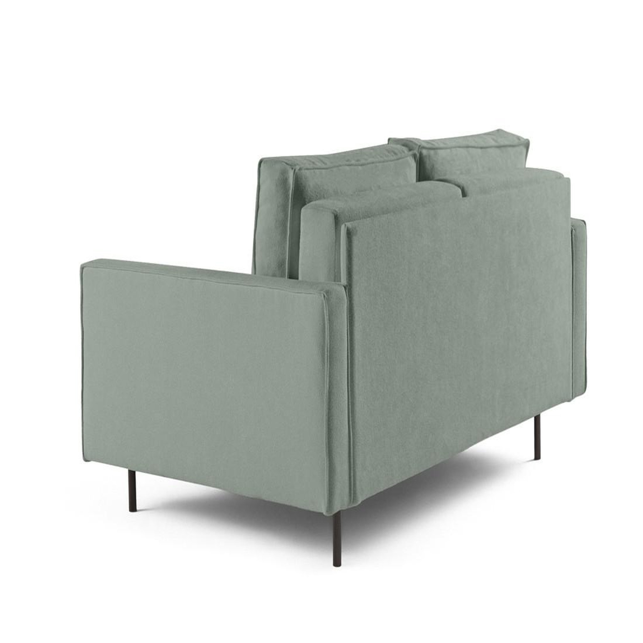 Voir la diapositive 4 : LISA DESIGN Charlie - canapé droit 2 places - en tissu