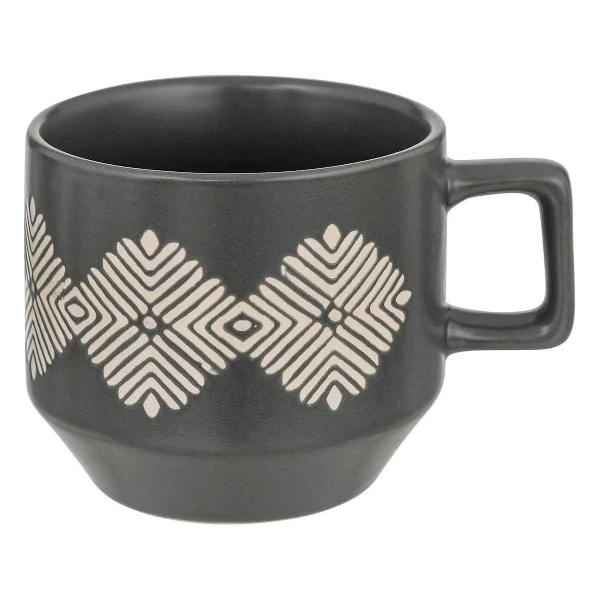 SECRET DE GOURMET Lot de 4 Mugs sur Rack  Inuit Dreams  23cl Multicolore