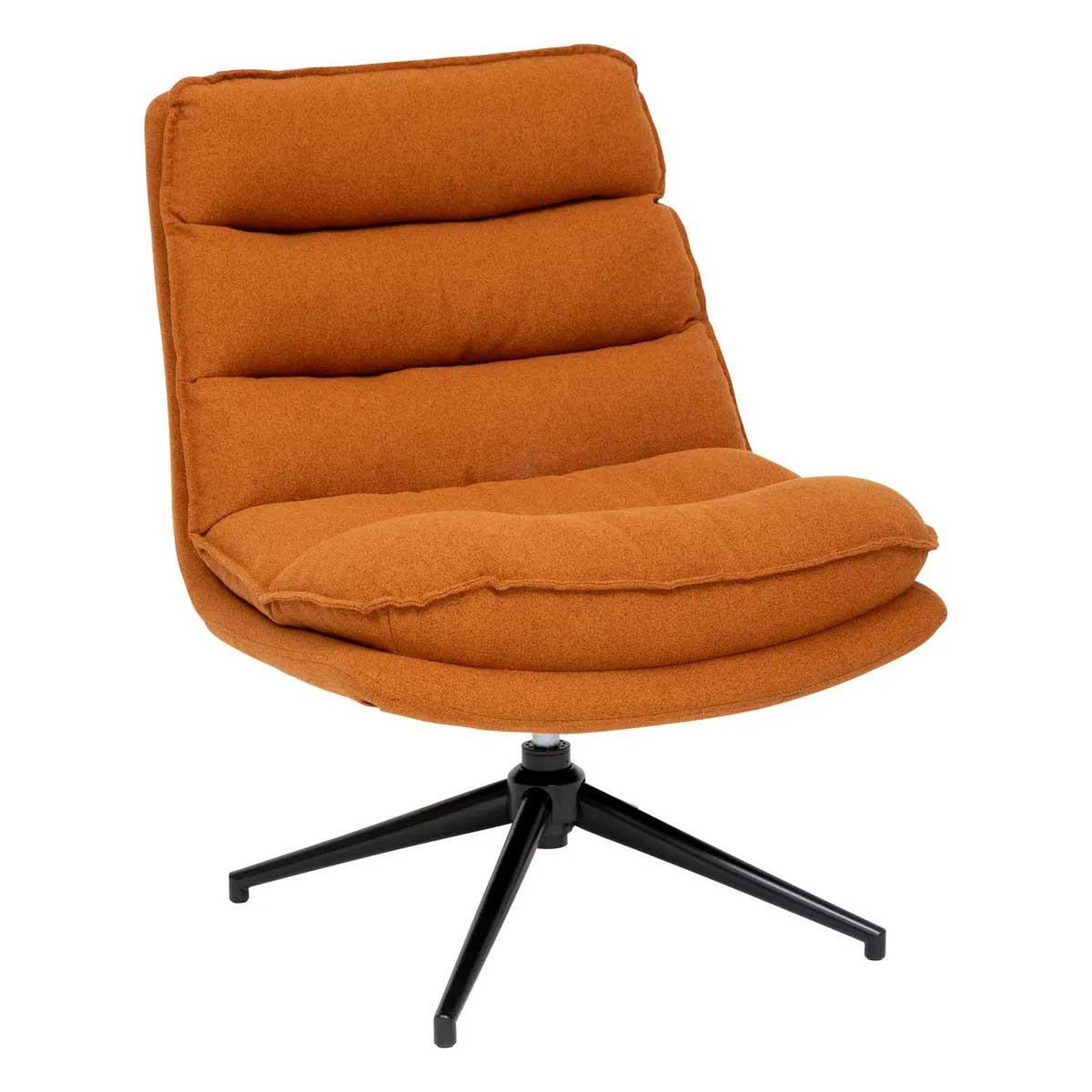 ATMOSPHERA Fauteuil pivotant  harper  87cm ambre