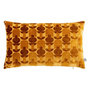 Voir la diapositive 1 : ATMOSPHERA Coussin Jacquard en Velours  Luna  30x50cm Ocre