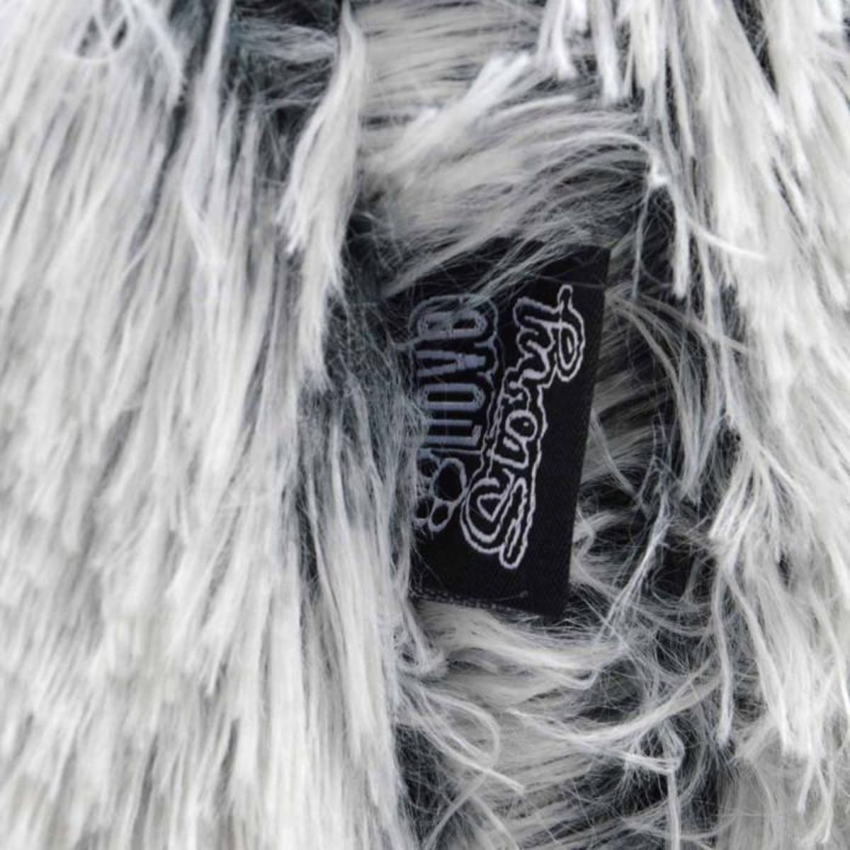 Paris Prix Coussin Rond pour Chien & Chat  Fluffy  55cm Blanc Chiné