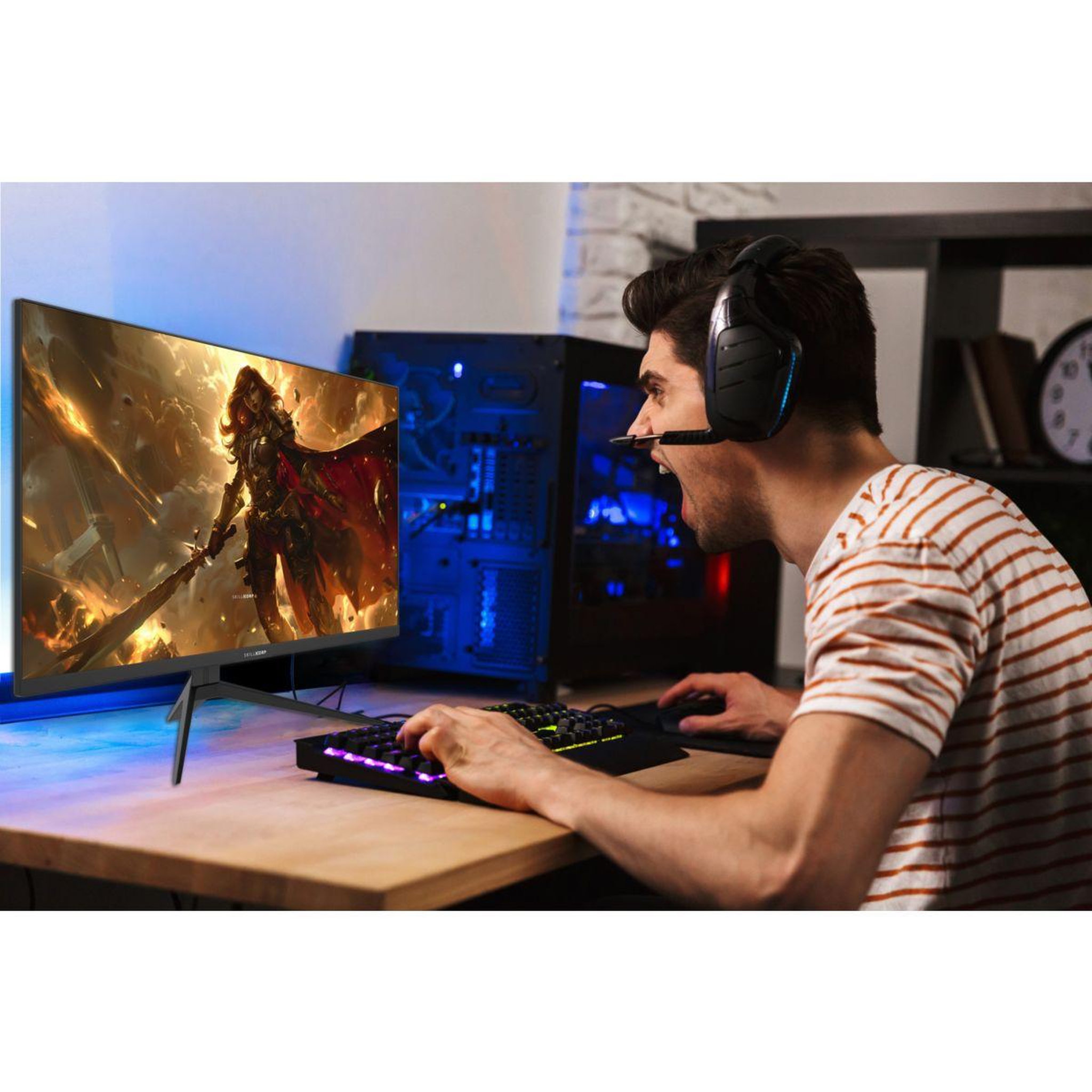 Voir la diapositive 3 : SKILLKORP Ecran pc gamer m32 32  wqhd 180hz va amd freesync