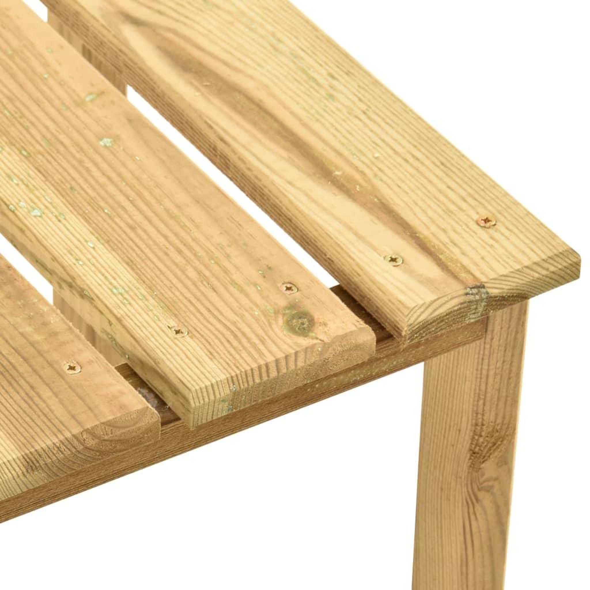 Voir la diapositive 4 : VIDAXL Table de transat 30x30x26 cm bois de pin impregne